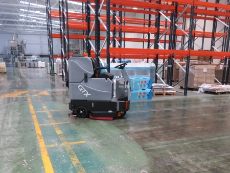 hire ride-on scrubber dryer